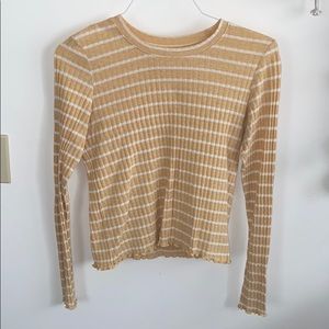 baby waffle tee from american eagle. size m